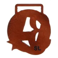 Медаль призовая бронза, d=3.5 см, 3 место, без ленты