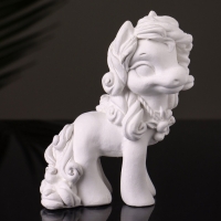 Статуэтка "Пони Красотка" 10х7х5 см, натуральный