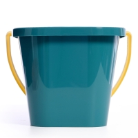 Набор для игры в песке &laquo;Изумрудный город&raquo;: ведерко, сито, совочек, грабли, 4 формочки