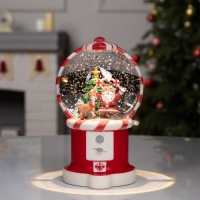 Фигура светодиодная «Новогодняя карамель», 19.8х11.1х11.8 см, музыка, батарейки ААх3 (не в комплекте), USB, свечение тёплое белое Фигура светодиодная «Новогодняя карамель», 19.8х11.1х11.8 см, музыка, батарейки ААх3 (не в комплекте), USB, свечение тёплое белое