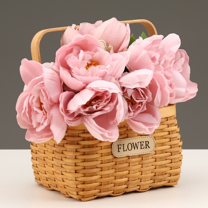 Корзина плетеная, 18 x 13 x 11/23,5 см, секвойя Корзина плетеная, 18 x 13 x 11/23,5 см, секвойя