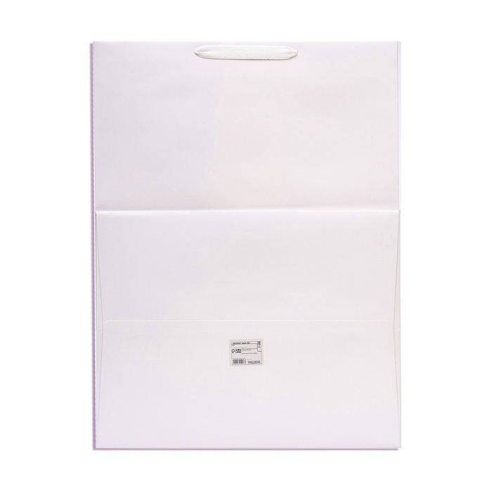 Пакет подарочный с окном, белый, 60 х 45 х 35 см