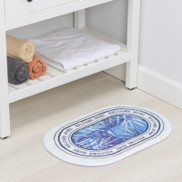 Коврик для дома Доляна &laquo;Tonight&raquo;, 40&times;60 см, цвет синий