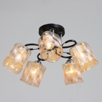 Люстра "Арнелла" 5хЕ27 40Вт чёрный 58х58х27 см BayerLux Люстра "Арнелла" 5хЕ27 40Вт чёрный 58х58х27 см BayerLux