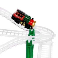 Железная дорога &laquo;Новогоднее приключение&raquo;, с фигурками, 61 деталь