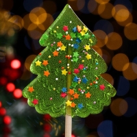 Карамель на палочке "Ёлочка Биг", зёленая, 55 г Карамель на палочке "Ёлочка Биг", зёленая, 55 г