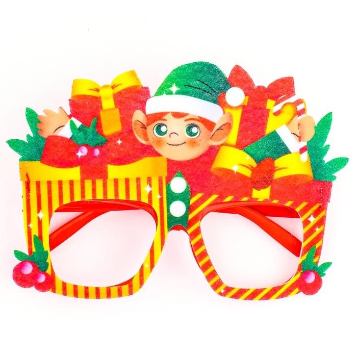 Карнавальный очки &laquo;Новогодний подарок&raquo;