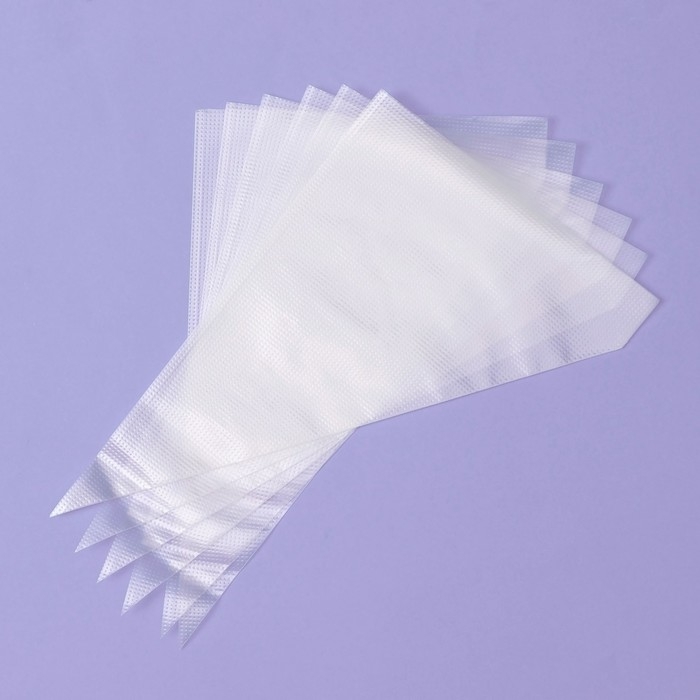 Кондитерские мешки одноразовые Доляна, 30 мкм, 27&times;17 см (размер S), 100 шт