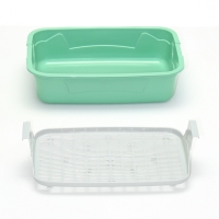 Туалет с сеткой, 45х34х12 см, серый/оливковый Туалет с сеткой, 45х34х12 см, серый/оливковый