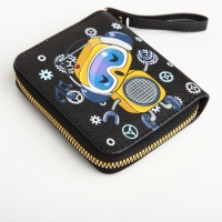 Кошелёк на молнии, цвет чёрный Кошелёк на молнии, цвет чёрный