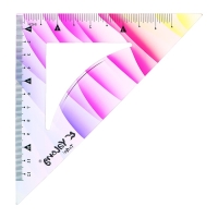 Набор геометрический гибкий силиконовый (линейка 30см+2 угольника+транспортир) Градиент Набор геометрический гибкий силиконовый (линейка 30см+2 угольника+транспортир) Градиент