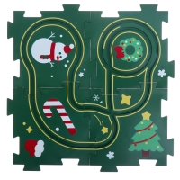 Трек-пазл &laquo;Сказочный поезд&raquo;, работает от батареек