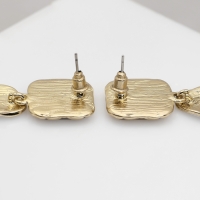 Серьги ассорти &laquo;Геометрия&raquo; соединение фигур, цвет золото