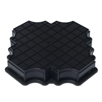 Форма для тротуарной плитки &laquo;Клевер краковский большой&raquo;, 29 &times; 29 &times; 4 см, гладкий, 1 шт.