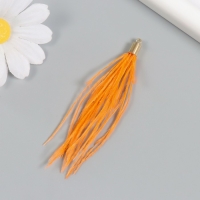 Декор для творчества перо "Кисть Страус" набор 2 шт персик 9х0,5 см Декор для творчества перо "Кисть Страус" набор 2 шт персик 9х0,5 см