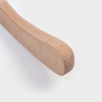 Плечики - вешалка LaDо́m Prime, 39,5&times;4,5&times;27,5 см, деревянная, широкие плечики, цвет светлое дерево