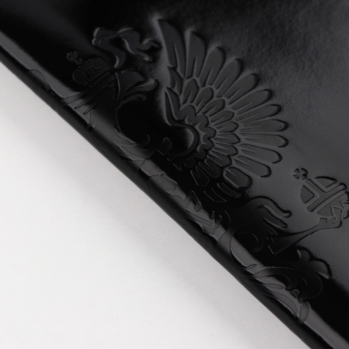 Обложка для паспорта 5131 Mr.President, цвет чёрный, натуральная кожа Обложка для паспорта 5131 Mr.President, цвет чёрный, натуральная кожа