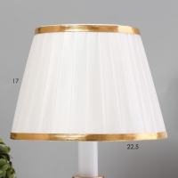 Настольная лампа "Алми" Е27 40Вт бело-золотой 24х24х36 см Настольная лампа "Алми" Е27 40Вт бело-золотой 24х24х36 см