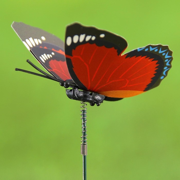 Штекер "Бабочка Дельфиус" 25см, набор 15шт, МИКС