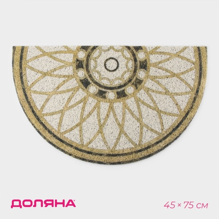 Коврик придверный грязезащитный Доляна &laquo;Архитектор&raquo;, 45&times;75 см, цвет серый