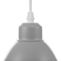 Светильник BayerLux Подвес "Овал" 1x40Вт E27 серый 14х14х18-98 см