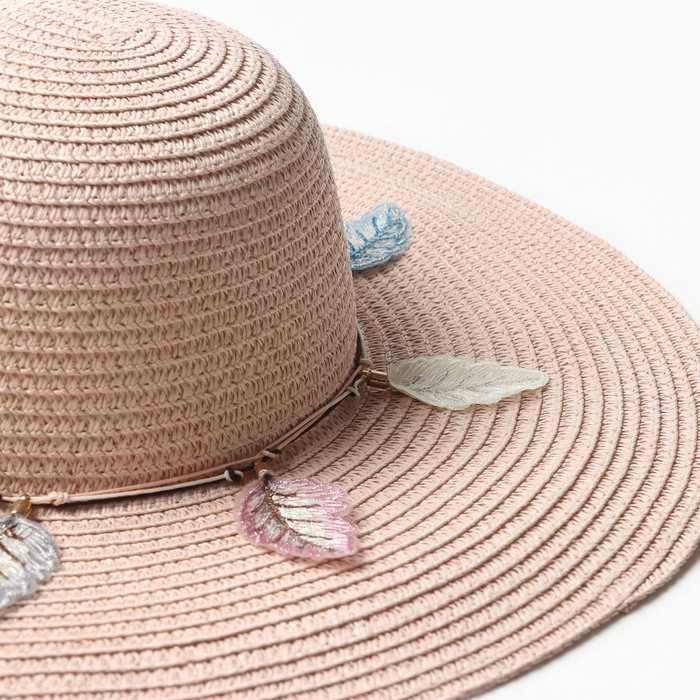 Шляпа женская MINAKU, цв. розовый, р-р 58