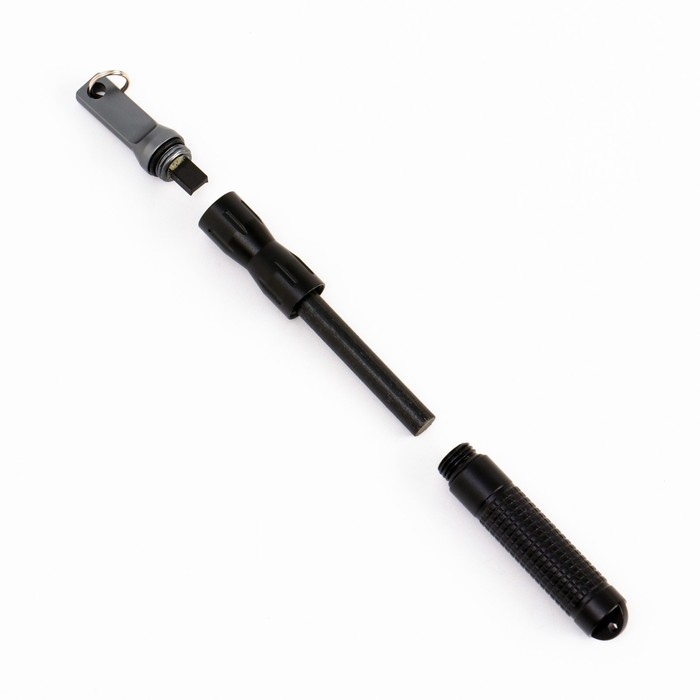 Огниво туристическое "Искра" 10 см, брелок, микс