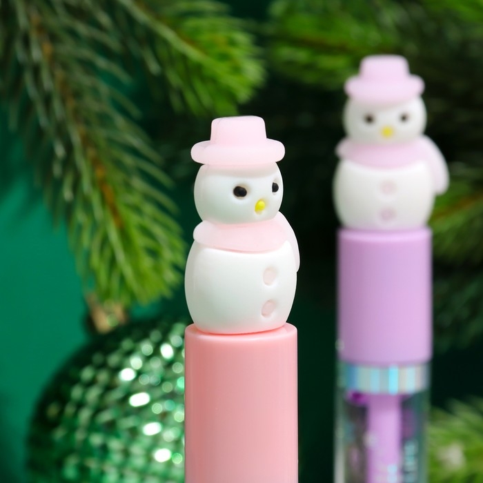 Новый год. Новогодняя кометика. Блеск для губ новогодний &laquo;Снеговик&raquo;