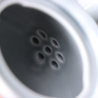 Чайник фарфоровый &laquo;Акварель&raquo;, 400 мл, цвет светло-серый