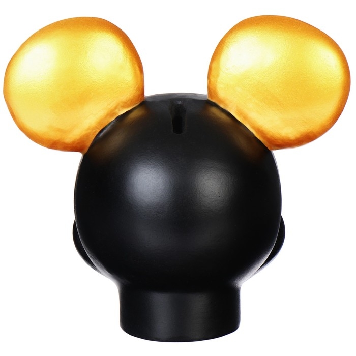 Копилка Микки Маус, гипс, 16х14х13 см, золотой, черный , DISNEY Копилка Микки Маус, гипс, 16х14х13 см, золотой, черный , DISNEY