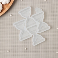 Силиконовый молд для леденцов и шоколада &laquo;Песочные часы&raquo;, цвет прозрачный