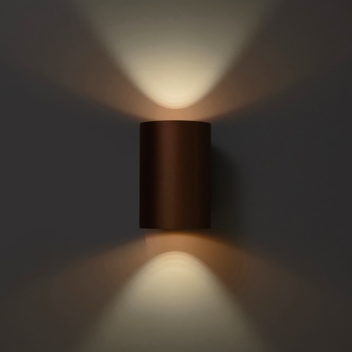 Светильник "Алпин" 1хLED 2Вт 4000К IP66 кофе 9х11х15 см