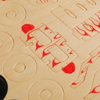 Конструктор деревянный &laquo;Внедорожник&raquo;, 40 деталей