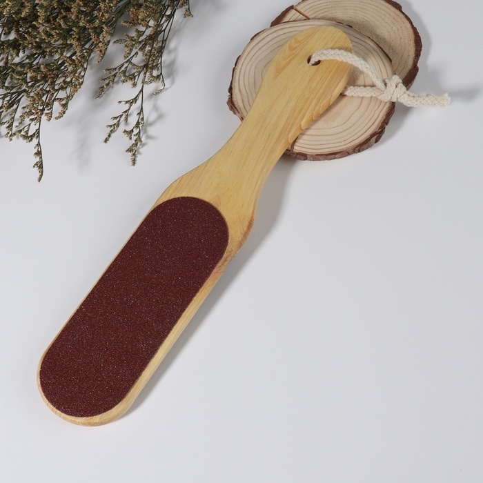 Пилка для ног, наждачная, двусторонняя, 29 см, деревянная Пилка для ног, наждачная, двусторонняя, 29 см, деревянная