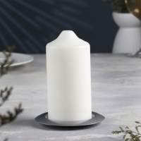 Подсвечник "Чашка 110" металл на одну свечу, 11х11 см, серебро Подсвечник "Чашка 110" металл на одну свечу, 11х11 см, серебро