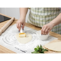 Валик для нарезки квадратов из теста Доляна, размер квадратов 5&times;5 см, 13,5 см, цвет белый