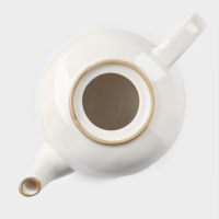 Чайник фарфоровый заварочный Доляна &laquo;Космос&raquo;, 600 мл, цвет синий