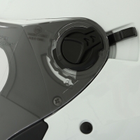 Шлем открытый с двумя визорами, размер XXL (61), модель - BLD-708E, белый глянцевый Шлем открытый с двумя визорами, размер XXL (61), модель - BLD-708E, белый глянцевый