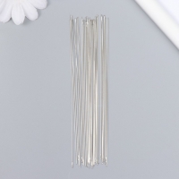 Иглы металл для бисера в стеклянной колбе тонкие набор 30 шт Ø 0,45х120 мм 1,5х1,5х14 см Иглы металл для бисера в стеклянной колбе тонкие набор 30 шт Ø 0,45х120 мм 1,5х1,5х14 см