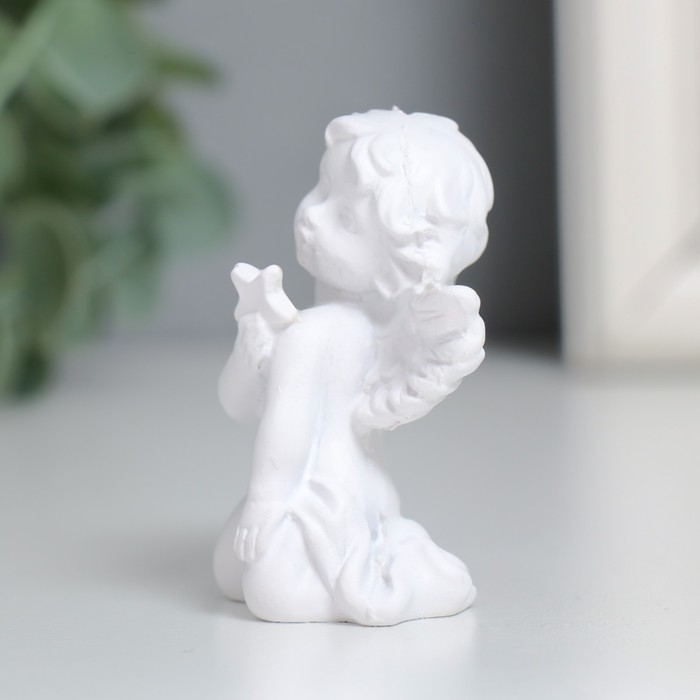 Сувенир полистоун Сувенир полистоун "Белоснежный ангел со звёздочкой" МИКС 4,5х3,5х5,5 см