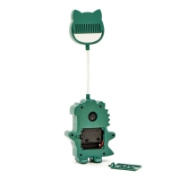 Часы с подсветкой "Динозавр" детские, фигурные, плавный ход, на батарейках 2АА