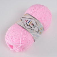 Пряжа "My baby" 100%  акрил 150м/50гр (185 детский розовый)
