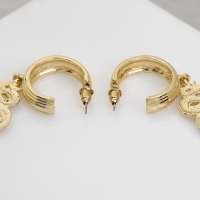 Новый год! Символ года 2025! Серьги металл &laquo;Змея&raquo; неповторимая, цвет золото