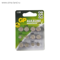 Батарейки алкалин GP, LR44(A76)-4шт,LR60(164)-2шт,LR43(186)-2шт,LR54(189)-2шт,LR41(192)-2шт Батарейки алкалин GP, LR44(A76)-4шт,LR60(164)-2шт,LR43(186)-2шт,LR54(189)-2шт,LR41(192)-2шт