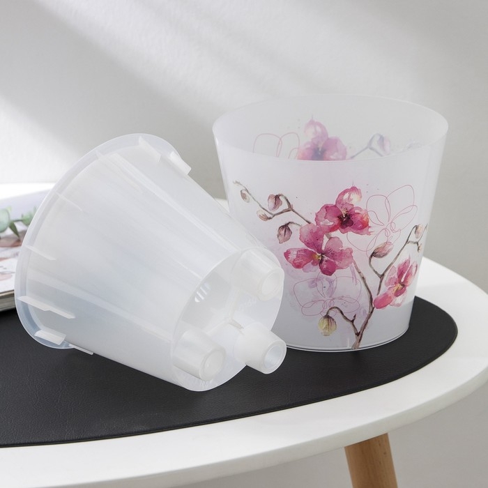 Кашпо для орхидей &laquo;Фиджи&raquo;, 1,6 л, дизайн МИКС