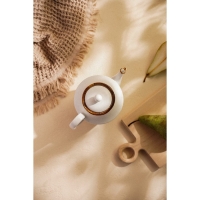 Чайник заварочный фарфоровый SL Home &laquo;Волна в камне&raquo;, 1 л, 22&times;13&times;15,5 см, цвет белый