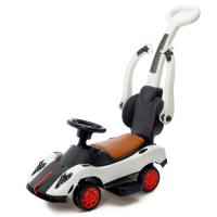 Толокар-каталка &laquo;Купе&raquo;, с родительской ручкой, свет, звук, цвет белый