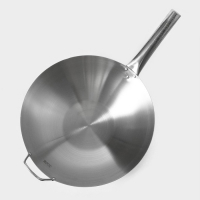 Сковорода-Wok из нержавеющей стали Hanna Kn&ouml;vell Chief, 6 л, d=36 см, с ручкой