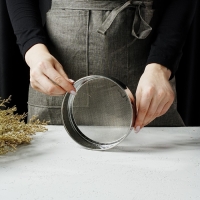 Сито для просеивания Доляна &laquo;Металлик&raquo;, d=17,5 см, цвет серебристый