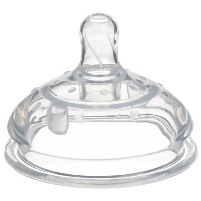 Бутылочка для кормления M&B, ШГ &Oslash;70мм, от 6 мес, 250мл., с ручками, силиконовая колба, цвет розовый